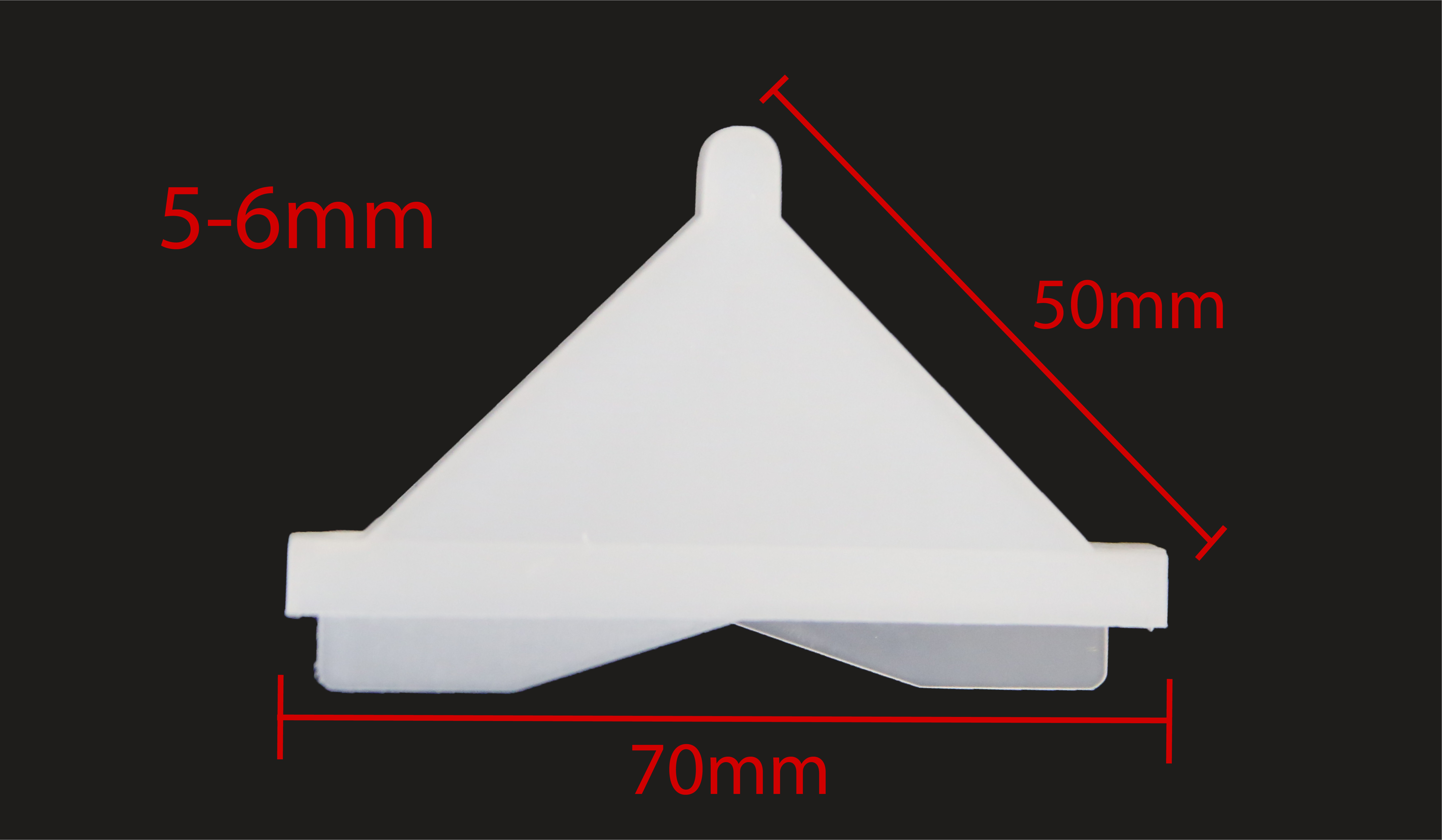 5-6mm Plastic Corner